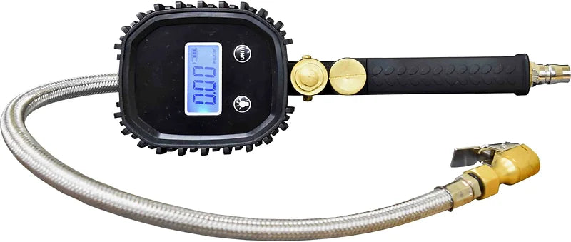 Digital Tyre Inflator Set With Led Torch 8pc - Pro Tyre