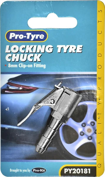 Clip-on Fit Locking Tyre Chuck 8mm - Pro Tyre
