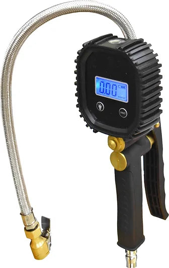 Digital Tyre Inflator Set With Led Torch 8pc - Pro Tyre