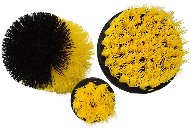 Power Scrubber Drill Brush Set With 3 Pieces - PK Tools | Universal Auto Spares