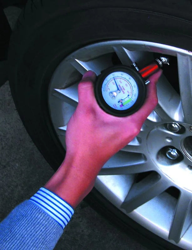 Tyre Gauge Dial Gauge With Tread Depth Guage Heavy Duty - Pro Tyre