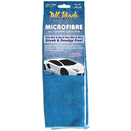 Towels 5 Pieces Microfibre 350mm (14″) - PK Wash | Universal Auto Spares