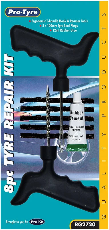 Tyre Repair Kit 8pc - Pro Tyre