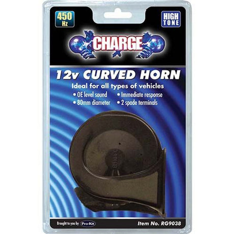 Horn High Curved 12V 450Hz High Frequency - Charge | Universal Auto Spares