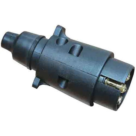 Trailer Plug 7 Pin Large Round Plastic Screw Together Body - LoadMaster