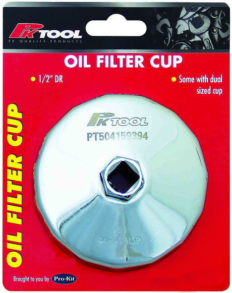 Cup Style Oil Filter Remover 66-67mm 14F - PKTool | Universal Auto Spares