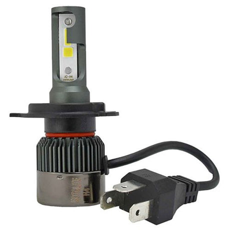 H4 Led Globe 2 Piece With Cooling Fan - Motolite