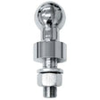 Tow Ball Chrome 50mm With 25mm Rise and 51mm Thread - LoadMaster
