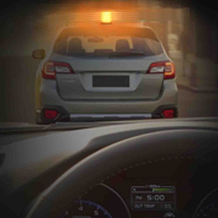 Revolving/Strobe Light 80 Led Amber With Magnetic Base - Motolite