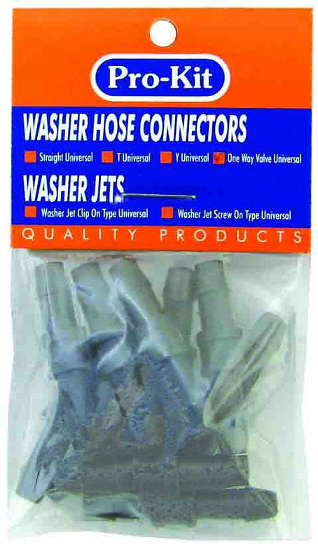 Washer Hose Connecter 10 Piece Set Straight Universal - Pro-Kit