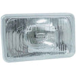 Semi Sealed Beam 5″ Square Small High/low H4 3 Pin - Motolite