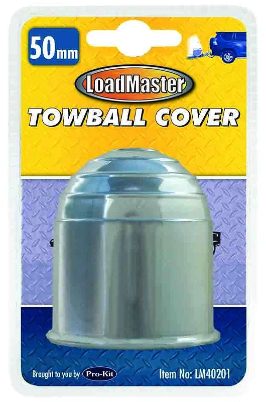 Chrome Tow Ball Cover 50mm - LoadMaster