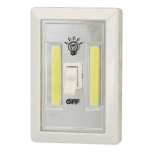 Wall Switch Light 2 x 3w Cob In 7 Piece Display - Motolite