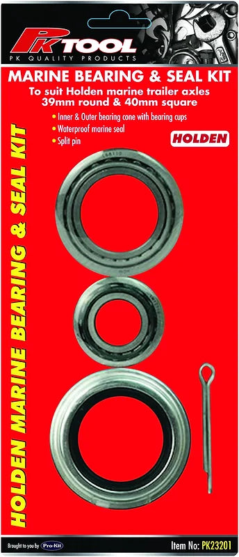 Wheel Bearing Kit Marine Holden Style 39 & 40mm, Seal & Split Pin - LoadMaster | Universal Auto Spares