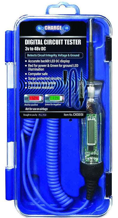 Digital Circuit Tester With Carry Case - Charge