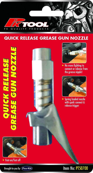 Quick Release Lock-On Coupler/Nozzle Spring Loaded Nozzle - PKTool | Universal Auto Spares