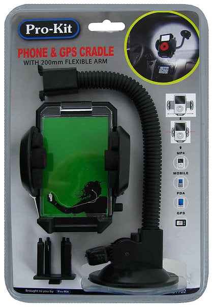 Phone & GPS Cradle With 200mm Flexible Arm - PKTool