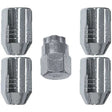 Lock Nut Set 5 Pieces, 4 Sizes of Steel Wheel Chrome - ProTyre