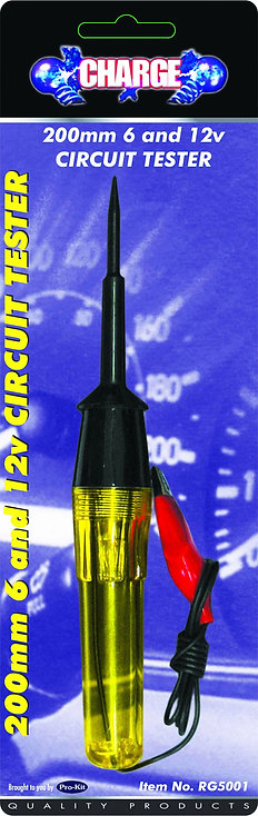 Circuit Tester 6-12V 200mm - Charge | Universal Auto Spares