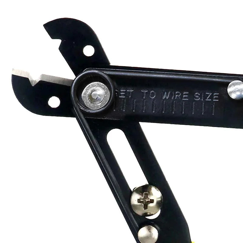 Mini Wire 130mm Stripping & Cutting Pliers With Lockable Wire Thickness Adjuster