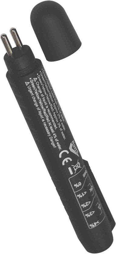 Pocket Brake Fluid Tester 5 Led Lights Display Moisture Readings - PKTool