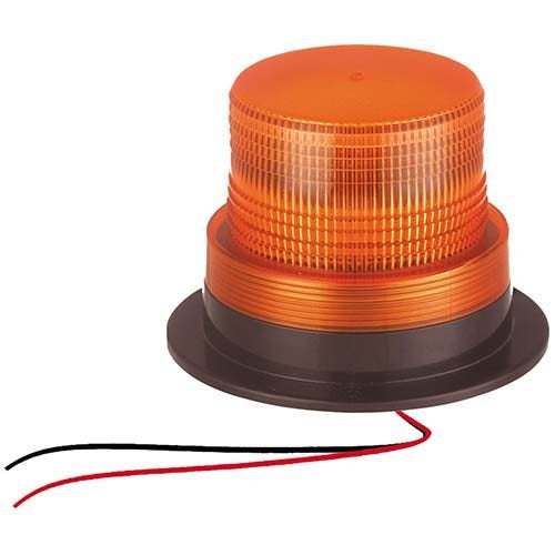 Revolving/Strobe Light 60 Led Amber With Screw On Base - Motolite