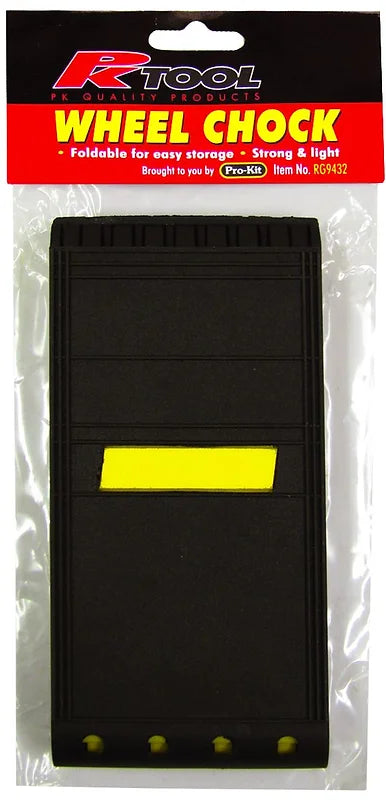 Foldable Wheel Chock Compact Design 170 x 85 x 135mm - PKTool