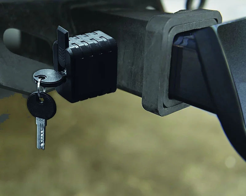 Towbar Locking Hitch Pin, Keyhole Cover Complete With 2 Key - LoadMaster
