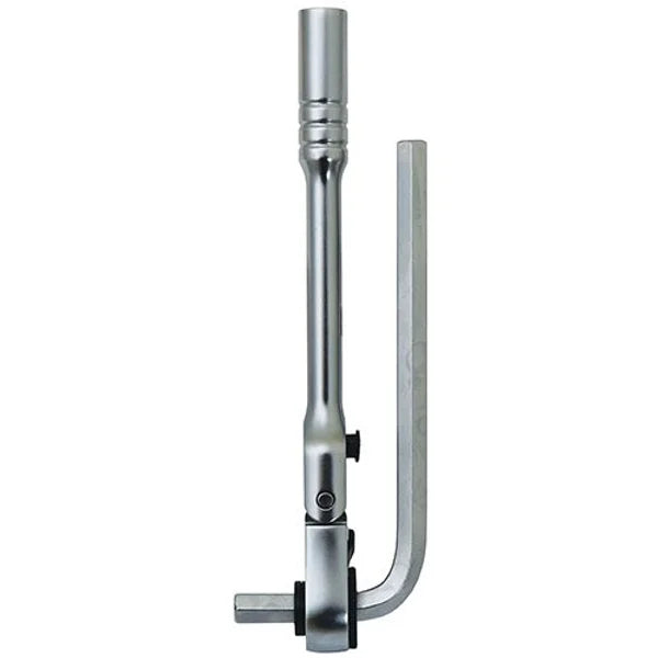 1/4” DR 127mm CR-V Mini Go-Through Bits Ratchet With Flexible Head - PKTool