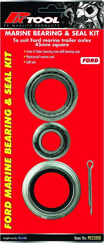 Wheel Bearing Kit Marine Ford Style 45mm With Seal & Split Pin - LoadMaster