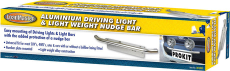 Driving Light Mount Aluminum With Nudge Bar & Number Plate Mount - LoadMaster