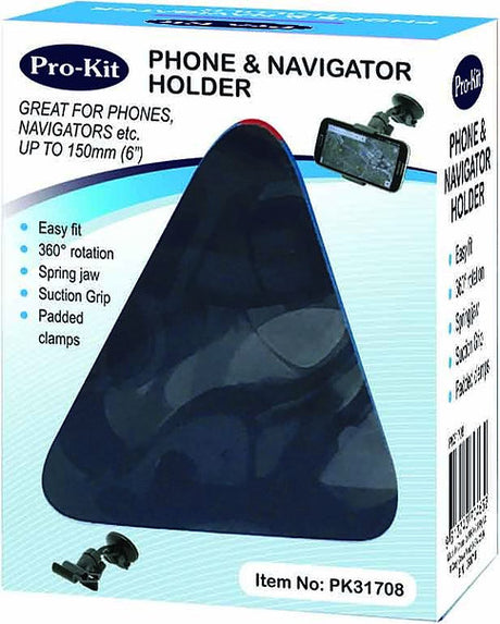Spring Grip Clamp Phone & Navigator Holder - PKTool
