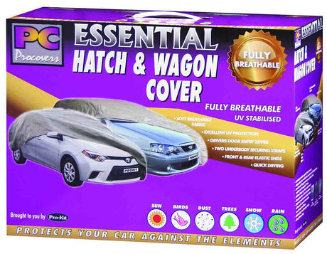 Hatch/Wagon Cover Extra Large Breathable (510 X 178 X 124mm) - PC Procovers | Universal Auto Spares