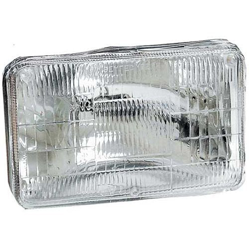 Sealed Beam - 6″ 12v Square Small 3 Pin Flat Face - Motolite