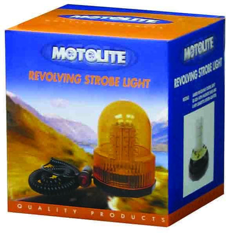 Revolving/Strobe Light 80 Led Amber With Magnetic Base - Motolite