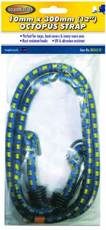 Octopus Strap Steel Hooks 300, 450, 600, 760, 900, 1060, 1200mm - LoadMaster 300mm