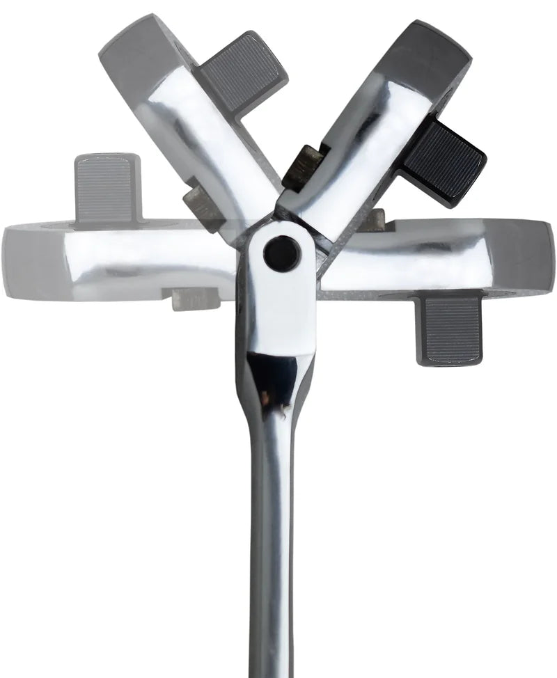 1/4” DR 265mm Extra Long Flexible & Reversible Slimline Head Ratchet - PKTool