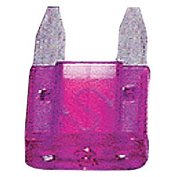 Mini Blade Fuse - 3AMP 10 Piece, 100 Piece Purple