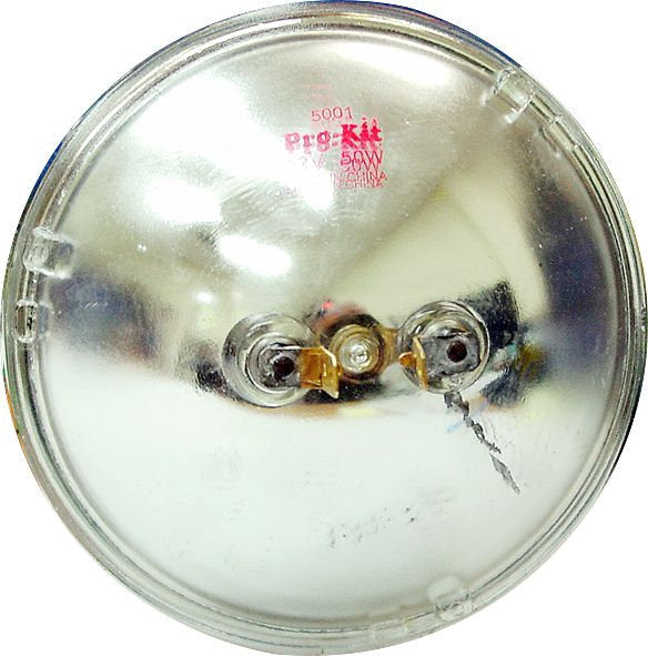 Sealed Beam - 5-3/4″ 12v Round Small 2 Pin 146mm Diameter - Motolite