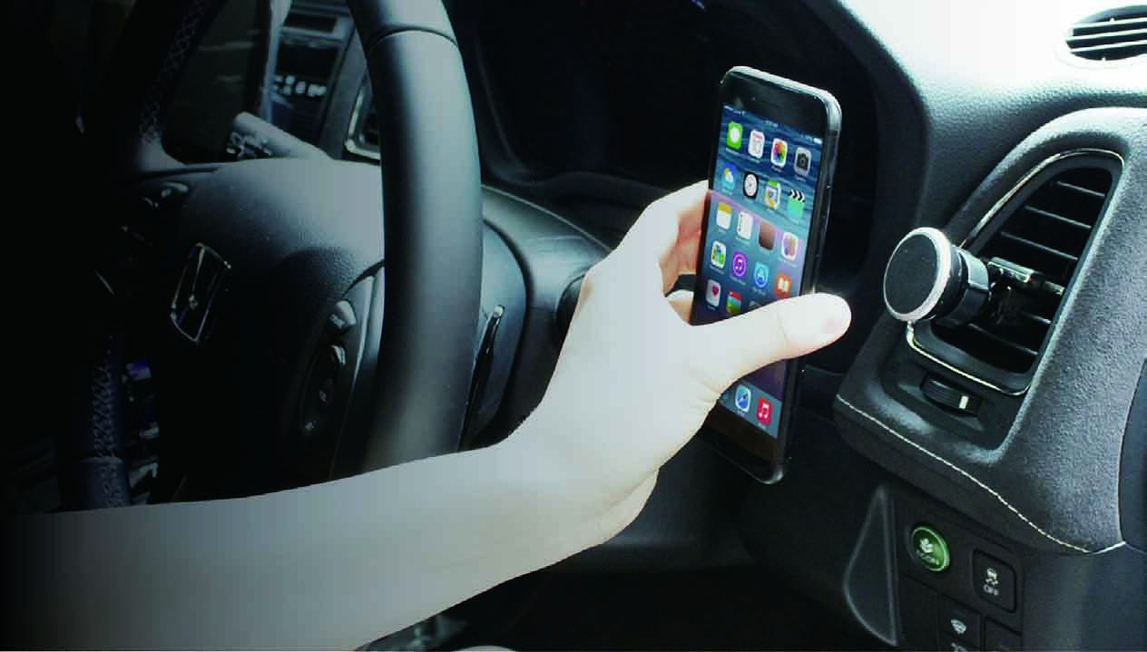 Vent Mounted with Magnetic Disk Quick Release Phone & Navigator Holder - PKTool