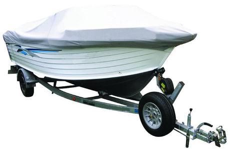 Waterproof Nylon Boat Cover 20 to 22ft 150D silver polyester- PC Procovers