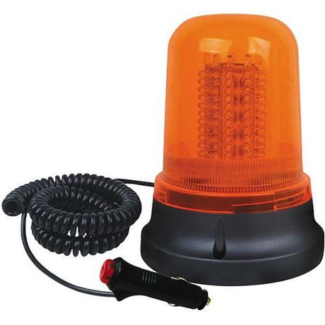 Revolving/Strobe Light 120 Led Amber With Magnetic Base - Motolite