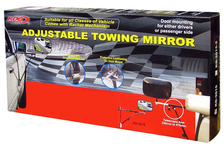 Mirror Door Mount With Brackets Heavy Duty Non-Scratch Mounting Pads - Pro-Kit