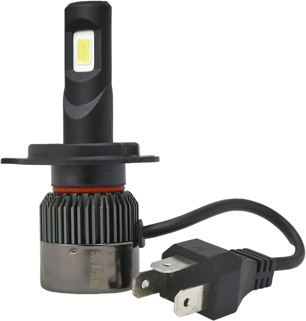 H7 With Cooling Fan Fits 12/24v Vehicles 24w Matrix LED Light - Motolite