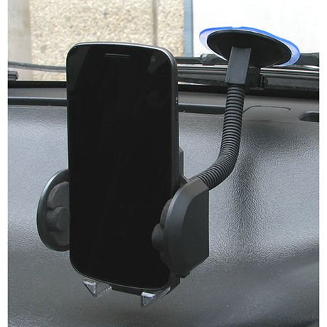 Phone & GPS Cradle With 200mm Flexible Arm - PKTool | Universal Auto Spares