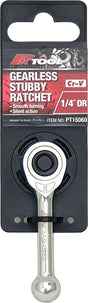 1/4” DR 77mm CR-V Gearless Stubby Ratchets - PKTool