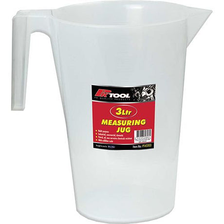 Measuring Jug 500ml, 1Ltr, 2Ltr, 3Ltr & 5Ltr - PKTool 3Ltr
