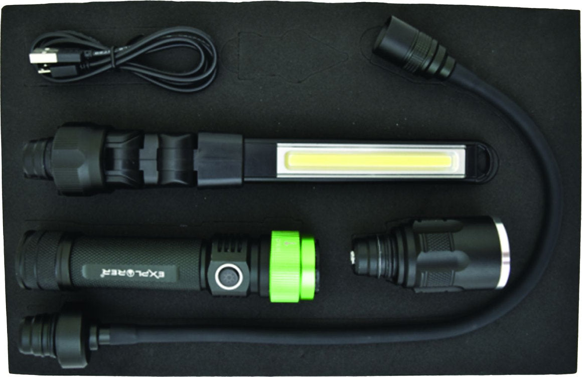 Torch 3 In 1 Multifunction Torch Work Light & Flexible Light - Motolite