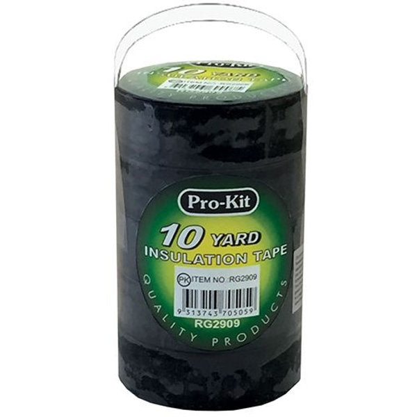 Tape Insulation Black 5 Roll/Pack - Pro-Kit