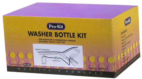 Washer Bottle Ford 12V Universal With All Fittings & Brackets - Pro-Kit
